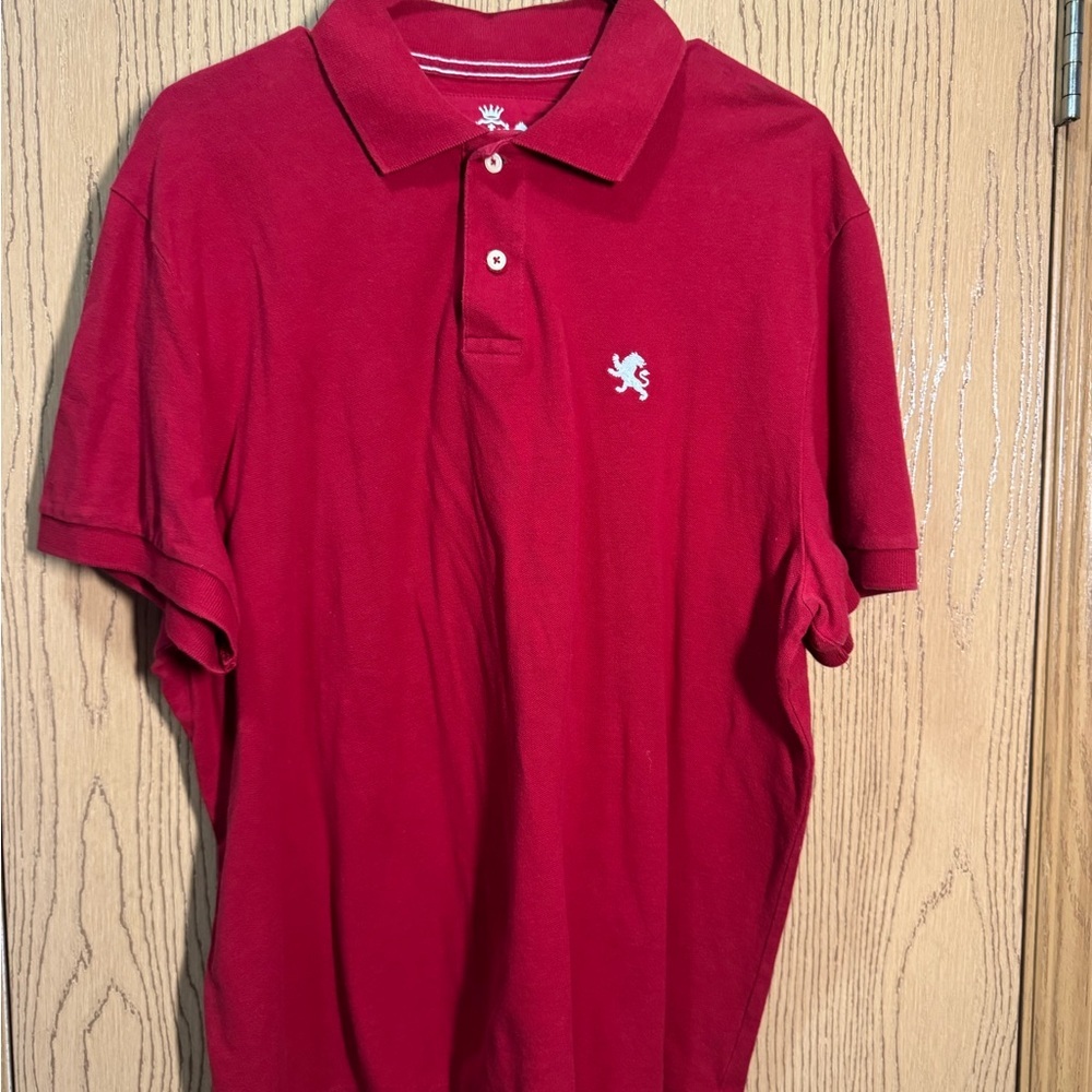 Express Bold Red Polo Shirt size XL